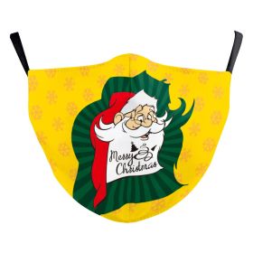 Christmas Snowflake Digital Printing Double-layer Dust Mask (Option: B178 1136-Adult Average Size)