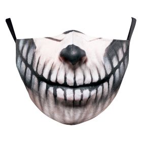 Digital Printing Ghost Face Wansheng Clown Funny Double-layer Dust Mask (Option: B178 695-Adult Average Size)