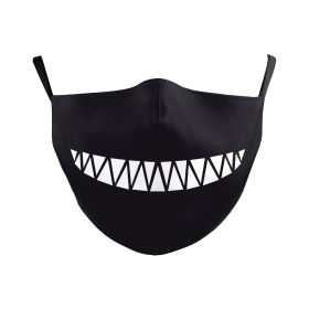 Halloween Double-layer Ear Washing Creative Digital Printing Mask (Option: B178 267-Adult Average Size)