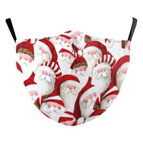 Christmas Single Corner Print Double Layer Dust Mask (Option: B178 759-Adult Average Size)