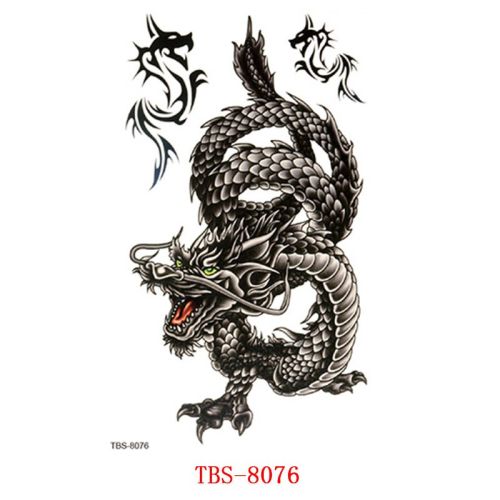 Waterproof Tattoo With Totem Characters